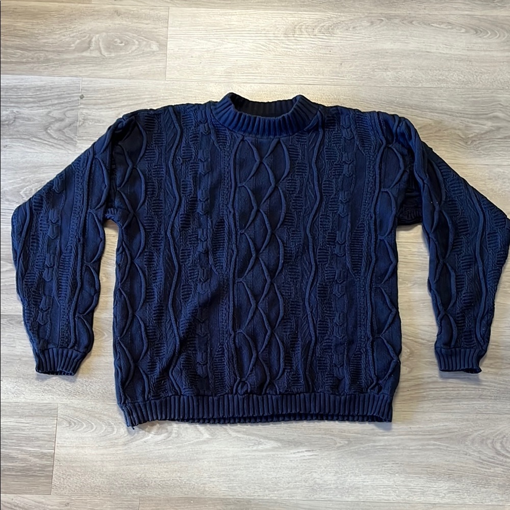 🔥COOGI Dark Blue Crewneck Sweater